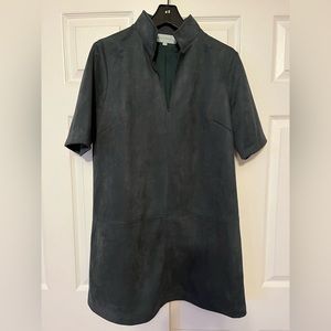 Gorgeous green suede Tuckernuck dress Size L